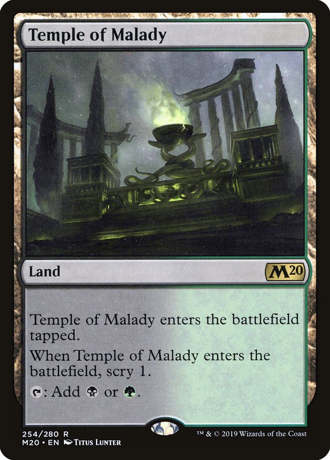 Temple of Malady [Core Set 2020] | Magic Magpie