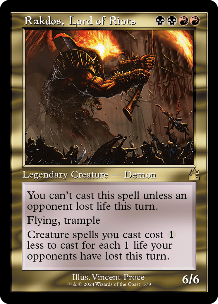 Rakdos, Lord of Riots (Retro Frame) [Ravnica Remastered] | Magic Magpie