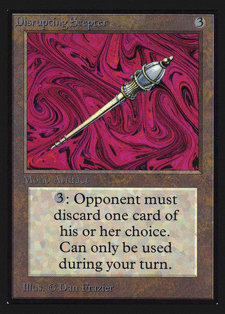 Disrupting Scepter (IE) [Intl. Collectors’ Edition] | Magic Magpie