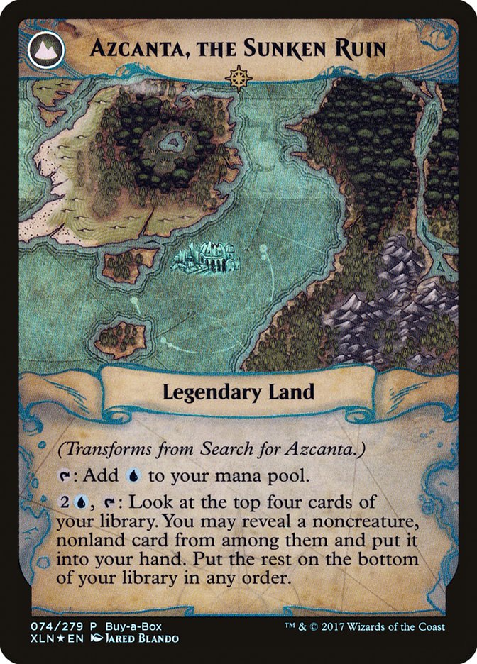 Search for Azcanta // Azcanta, the Sunken Ruin (Buy-A-Box) [Ixalan Treasure Chest] | Magic Magpie