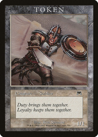 Soldier Token (Onslaught) [Magic Player Rewards 2002] | Magic Magpie