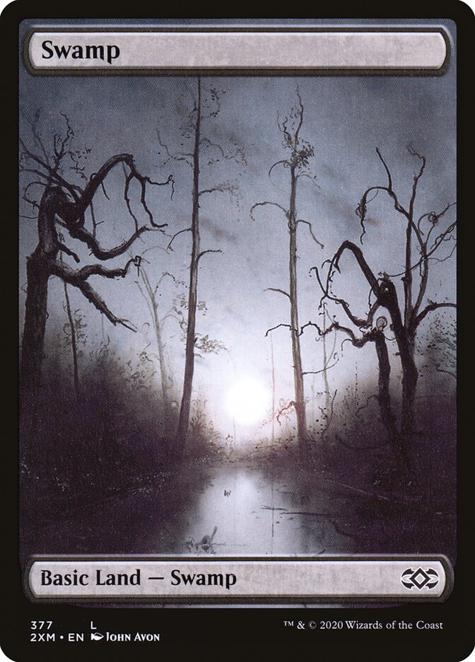 Swamp (377) [Double Masters] | Magic Magpie