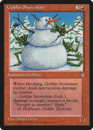 Goblin Snowman [Ice Age] | Magic Magpie