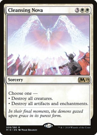 Cleansing Nova [Core Set 2019] | Magic Magpie