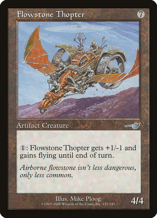 Flowstone Thopter [Nemesis] | Magic Magpie