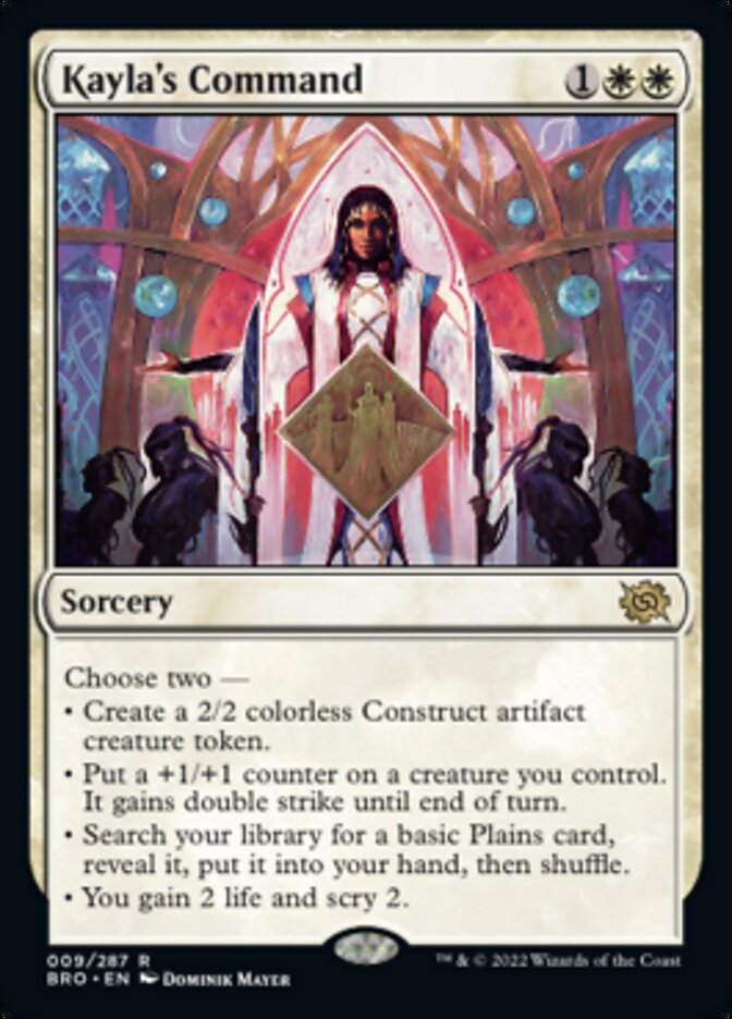 Kayla's Command (Promo Pack) [The Brothers' War Promos] | Magic Magpie