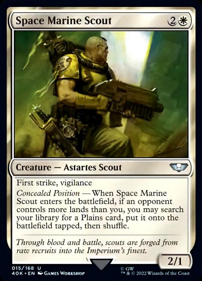 Space Marine Scout [Universes Beyond: Warhammer 40,000] | Magic Magpie