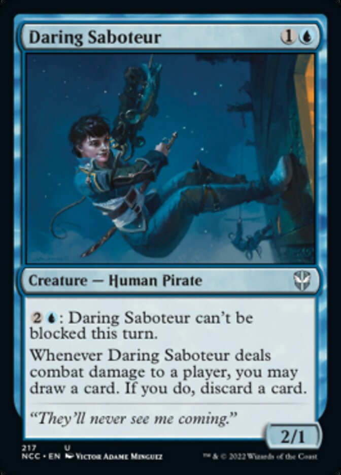 Daring Saboteur [Streets of New Capenna Commander] | Magic Magpie