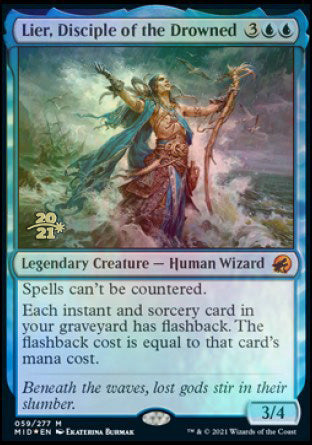 Lier, Disciple of the Drowned [Innistrad: Midnight Hunt Prerelease Promos] | Magic Magpie