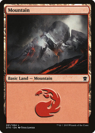 Mountain (261) [Dragons of Tarkir] | Magic Magpie