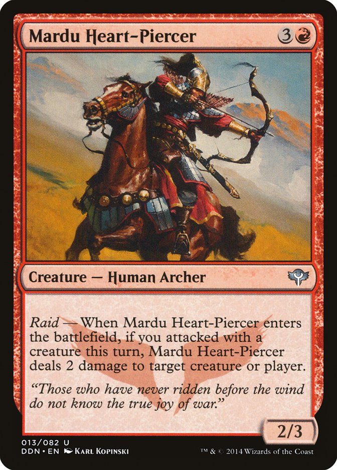 Mardu Heart-Piercer [Duel Decks: Speed vs. Cunning] | Magic Magpie
