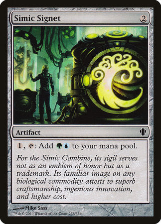 Simic Signet [Commander 2013] | Magic Magpie