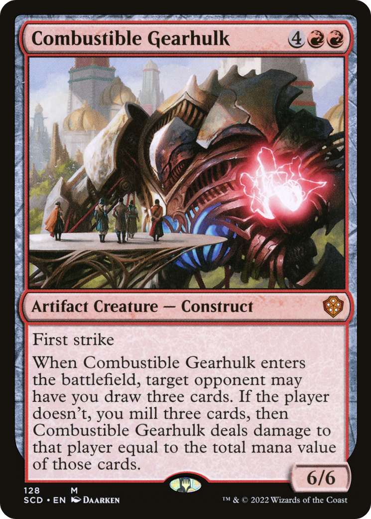 Combustible Gearhulk [Starter Commander Decks] | Magic Magpie