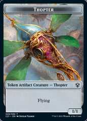Golem (025) // Thopter Token [Commander 2021 Tokens] | Magic Magpie