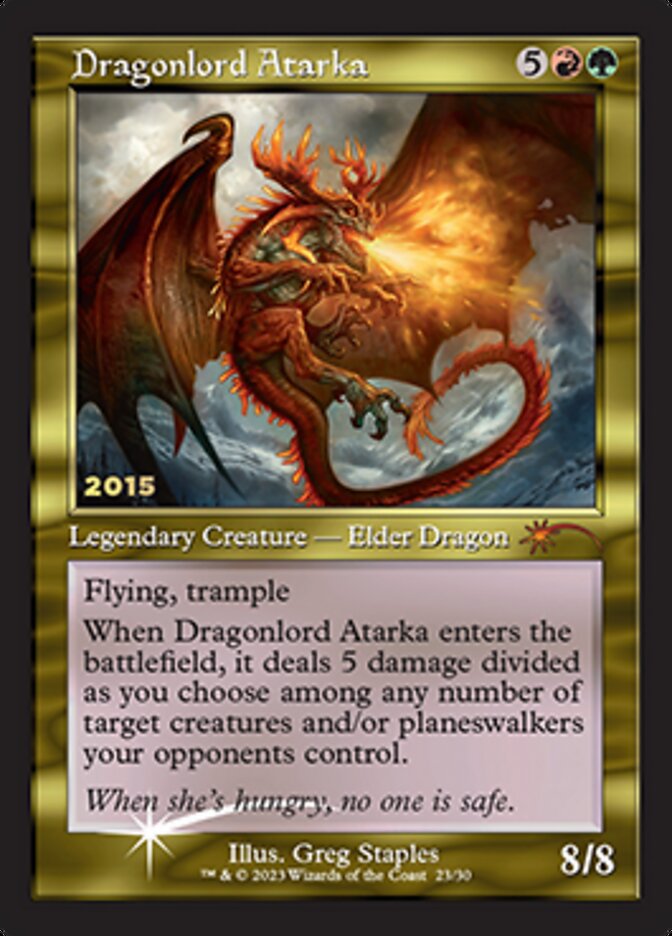 Dragonlord Atarka [30th Anniversary Promos] | Magic Magpie