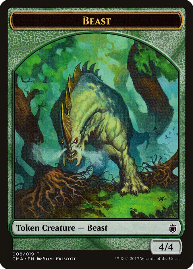 Beast (008/019) [Commander Anthology Tokens] | Magic Magpie