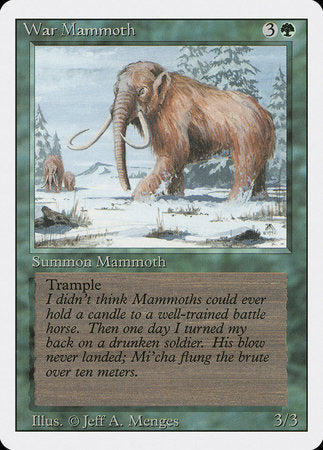 War Mammoth [Revised Edition] | Magic Magpie