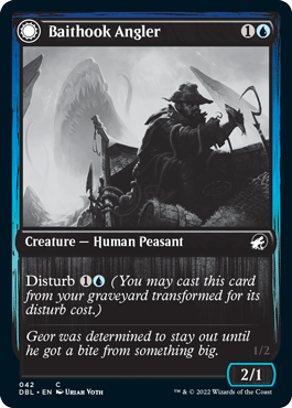 Baithook Angler // Hook-Haunt Drifter [Innistrad: Double Feature] | Magic Magpie