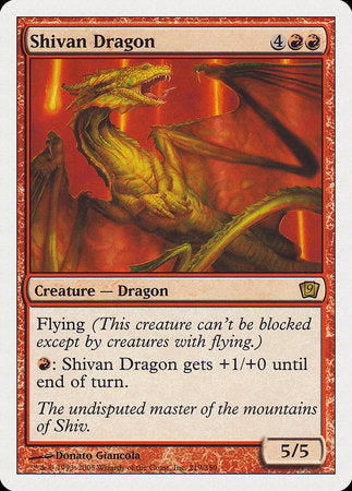 Shivan Dragon [Ninth Edition] | Magic Magpie