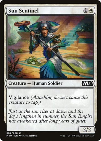 Sun Sentinel [Core Set 2019] | Magic Magpie