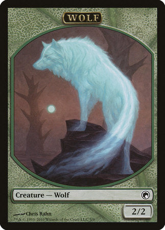 Wolf Token [Scars of Mirrodin Tokens] | Magic Magpie