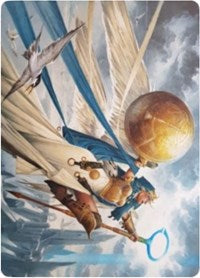 Linvala, Shield of Sea Gate Art Card [Zendikar Rising Art Series] | Magic Magpie