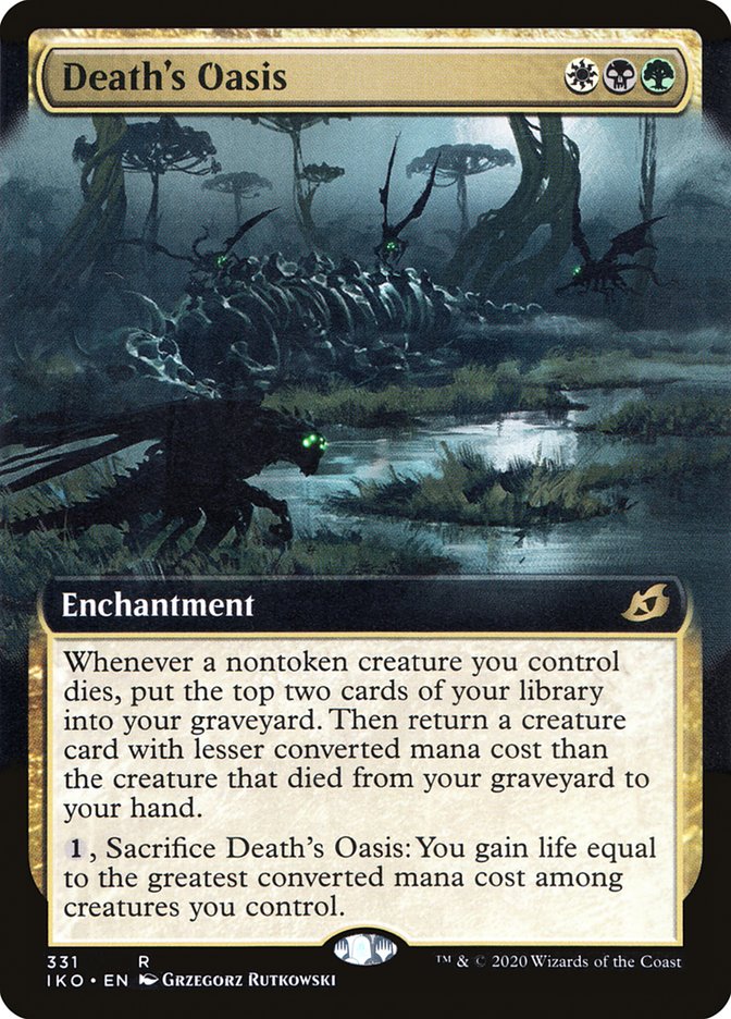 Death's Oasis (Extended Art) [Ikoria: Lair of Behemoths] | Magic Magpie