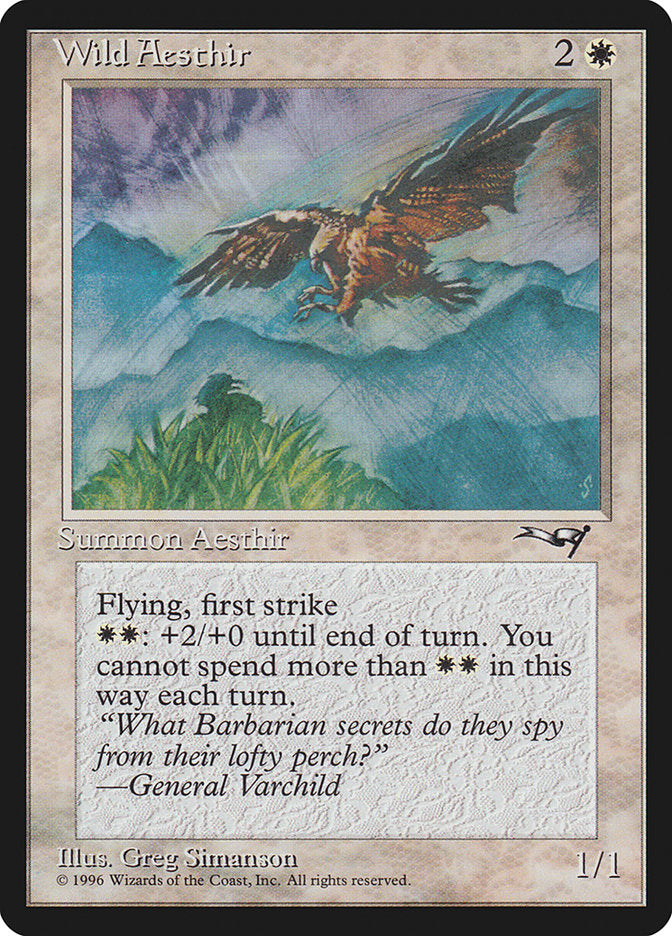 Wild Aesthir (Mountain Background) [Alliances] | Magic Magpie