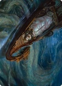 Funeral Longboat Art Card [Kaldheim: Art Series] | Magic Magpie