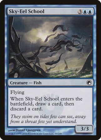 Sky-Eel School [Scars of Mirrodin] | Magic Magpie