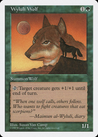 Wyluli Wolf [Fifth Edition] | Magic Magpie