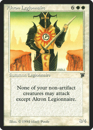 Akron Legionnaire [Legends] | Magic Magpie