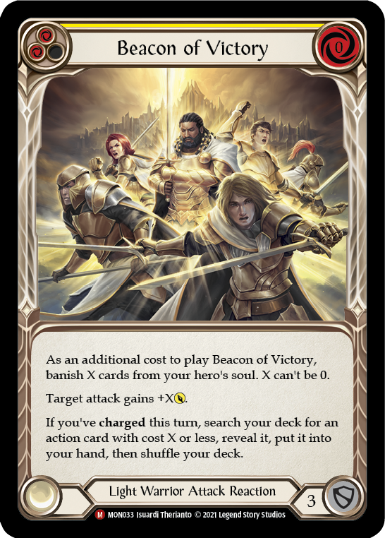 Beacon of Victory [MON033] 1st Edition Normal | Magic Magpie