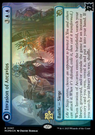 Invasion of Arcavios // Invocation of the Founders [March of the Machine Prerelease Promos] | Magic Magpie