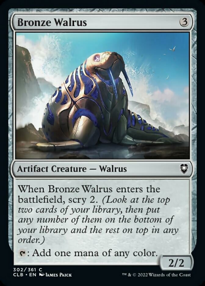 Bronze Walrus [Commander Legends: Battle for Baldur's Gate] | Magic Magpie