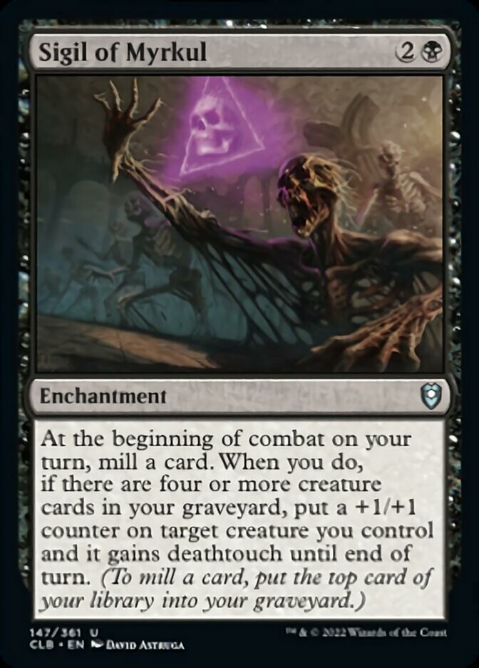 Sigil of Myrkul [Commander Legends: Battle for Baldur's Gate] | Magic Magpie