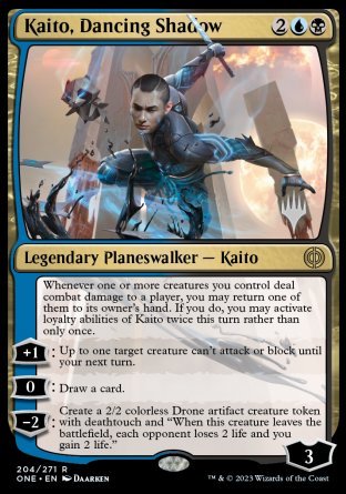 Kaito, Dancing Shadow (Promo Pack) [Phyrexia: All Will Be One Promos] | Magic Magpie