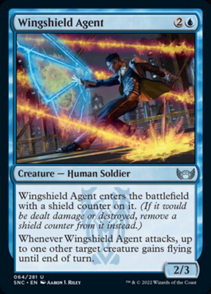Wingshield Agent [Streets of New Capenna] | Magic Magpie