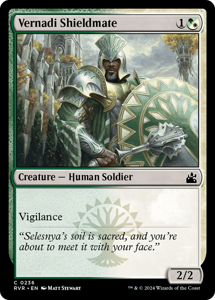 Vernadi Shieldmate [Ravnica Remastered] | Magic Magpie