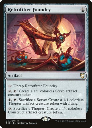 Retrofitter Foundry [Commander 2018] | Magic Magpie