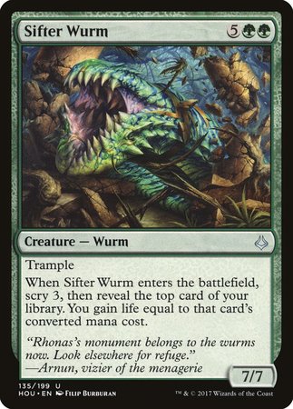 Sifter Wurm [Hour of Devastation] | Magic Magpie