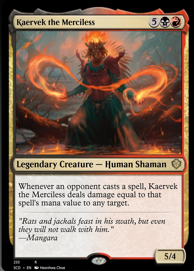 Kaervek the Merciless [Starter Commander Decks] | Magic Magpie