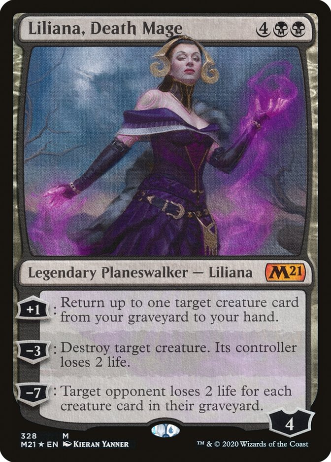 Liliana, Death Mage [Core Set 2021] | Magic Magpie