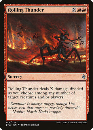Rolling Thunder [Battle for Zendikar] | Magic Magpie