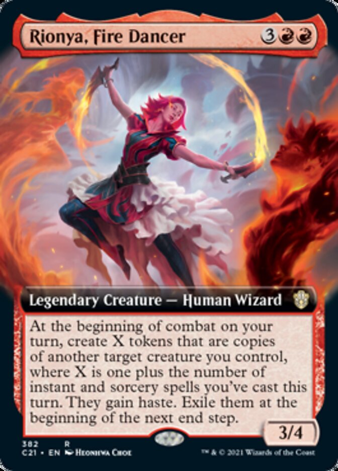 Rionya, Fire Dancer (Extended) [Commander 2021] | Magic Magpie