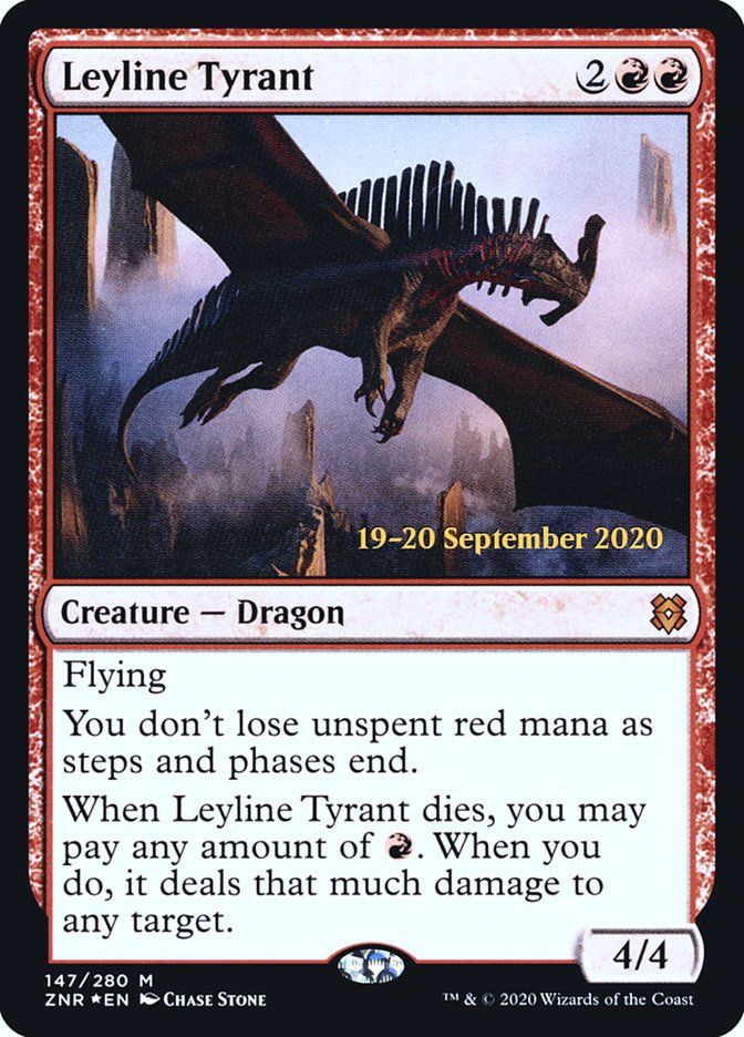 Leyline Tyrant  [Zendikar Rising Prerelease Promos] | Magic Magpie