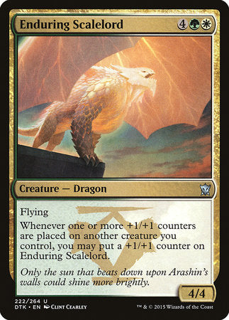 Enduring Scalelord [Dragons of Tarkir] | Magic Magpie
