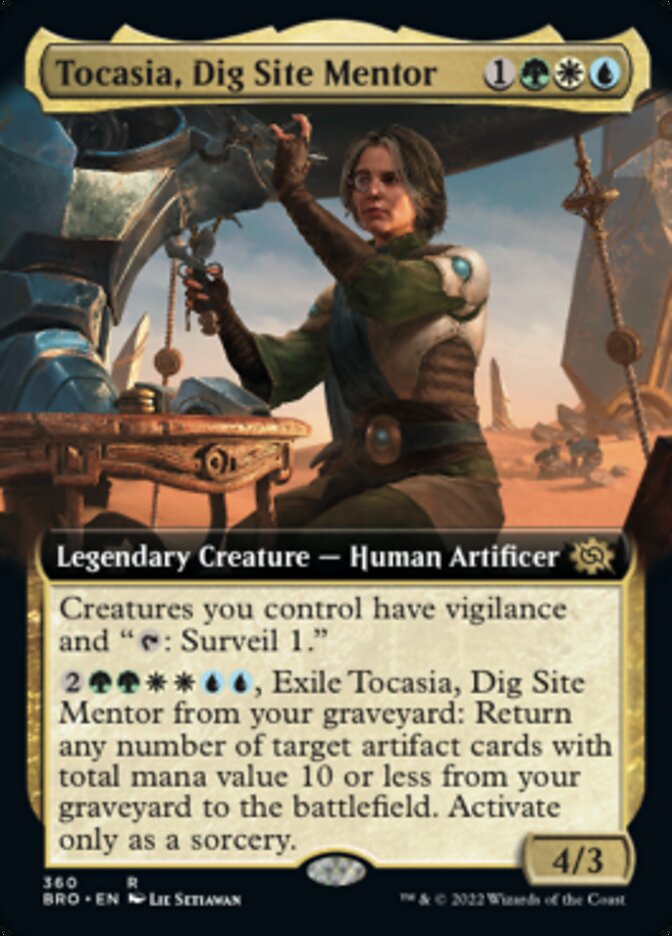 Tocasia, Dig Site Mentor (Extended Art) [The Brothers' War] | Magic Magpie