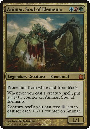 Animar, Soul of Elements (Oversized) [Commander 2011 Oversized] | Magic Magpie