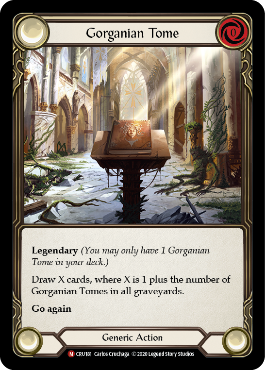 Gorganian Tome [CRU181] 1st Edition Normal | Magic Magpie